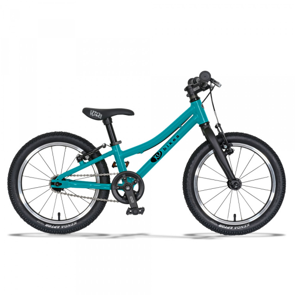 Kinderfahrrad KUbike 16" Türkis Glitter  Rh 18cm