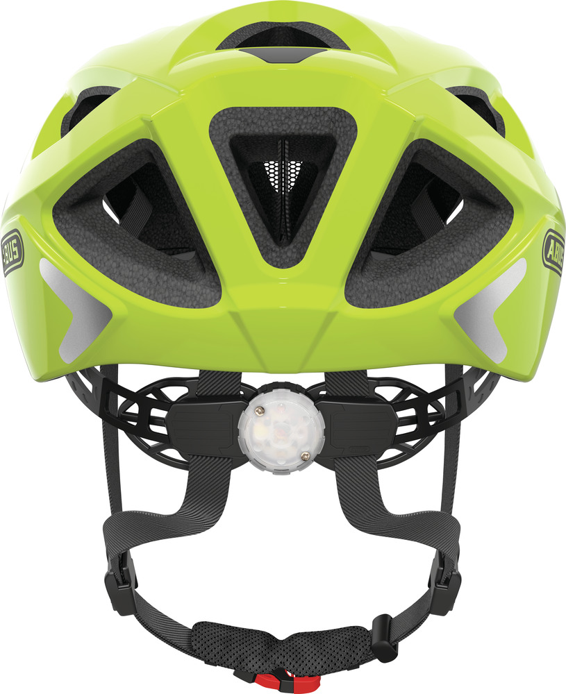 Abus Helm Aduro 2.0 neon gelb Gr. L 58-62 mit Lichtfunktion