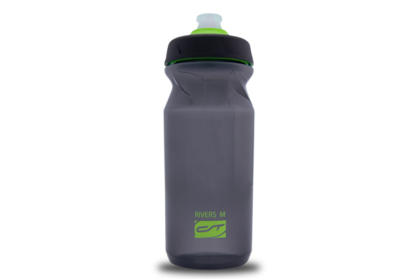 Contec Trinkflasche RIVERS M  650 ML SCHWARZ/NEOGREEN