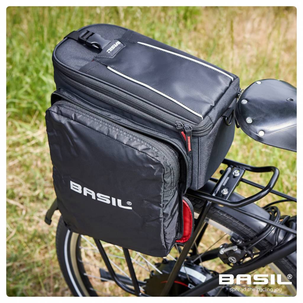 Basil Sport Design Mik  Gepäckträgertasche 7-15L, schwarz