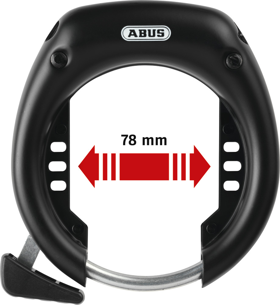 Abus Rahmenschloss 5650L NR black OE mit 78mm Öffnung Auslaufartikel!!!