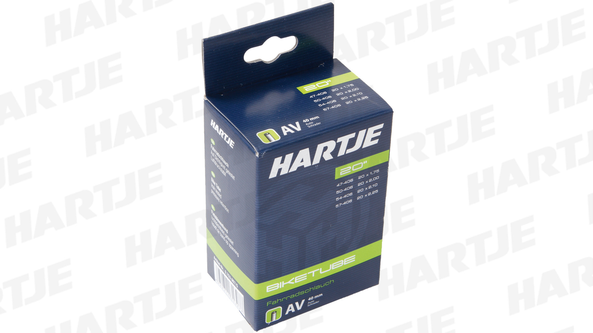 Hartje Schlauch - 20" Schraderventil (AV) 47-57
